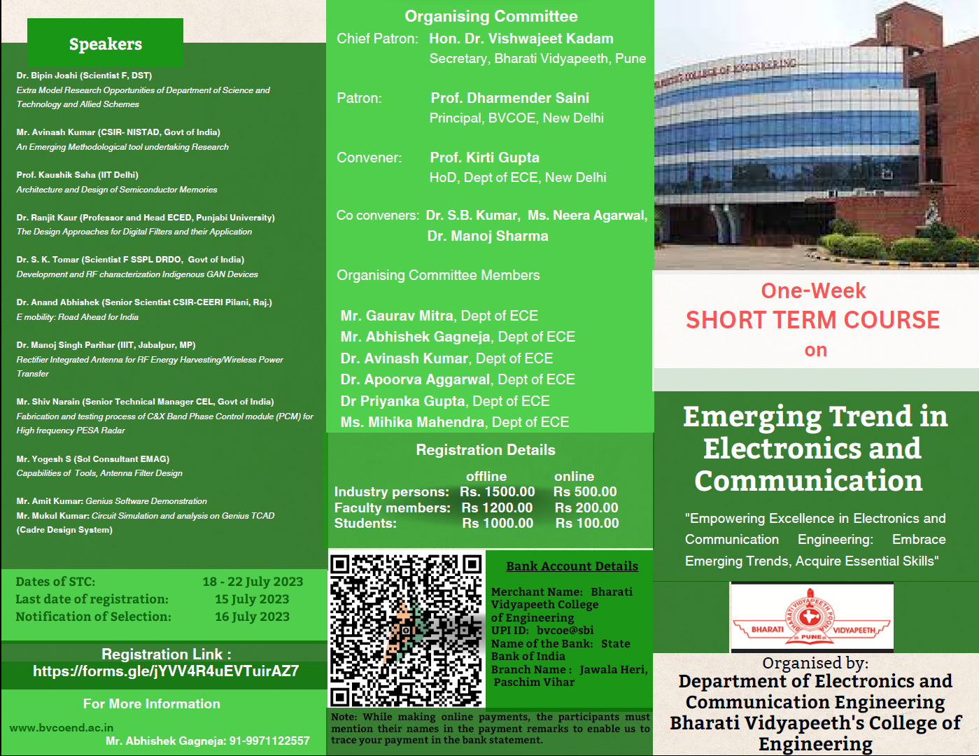 Bharati Vidyapeeths College of Engineering – New Delhi