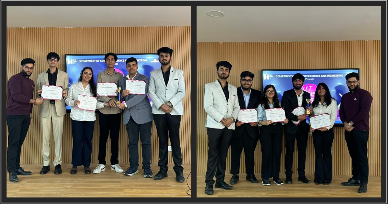 Hult Prize 4.0 Ideathon organized by the Department of Computer Science ...